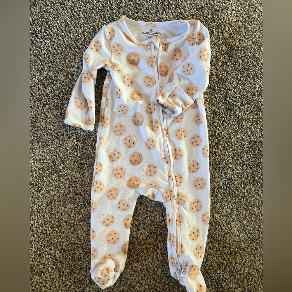 Caden Lane Cookie Pattern Footie